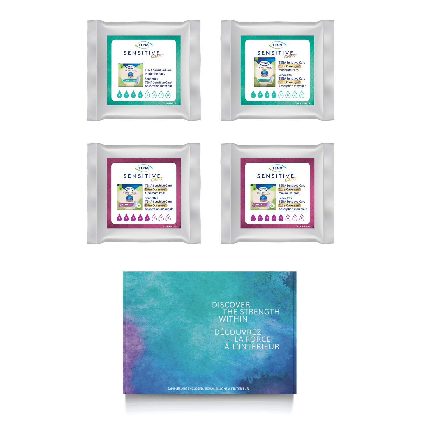 TENA Sensitive Care Pads - Moderate Absorbency
